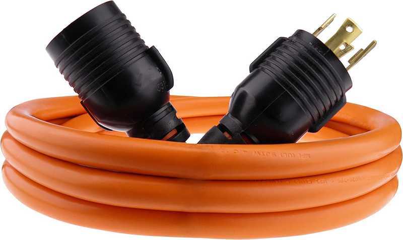 Power Cord 4 Wire 10 Gauge 125/250v 30 Amp 7500 Watts 10ft