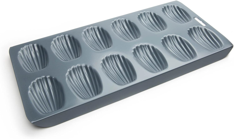 Non-Stick Madeleine Pan, Carbon Steel, 12 Shell Cookie Molds