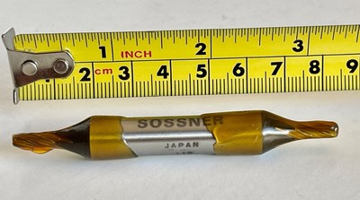 New Sossner Japan 113 Double End Mill   inch 4 Flute HSS Co