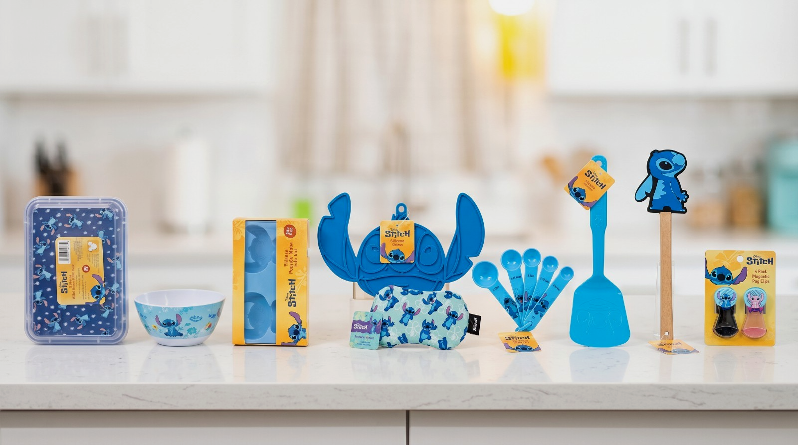 Disney Lilo & Stitch Kitchen & Home Theme Bundle — 9 Items Included — Brand New