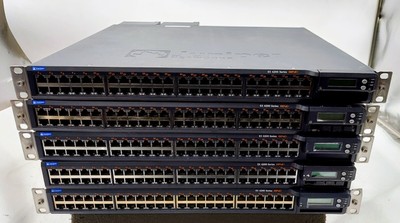 LOT OF 5 Juniper EX4200-48PX 48 Port Gigabit PoE+ Switch