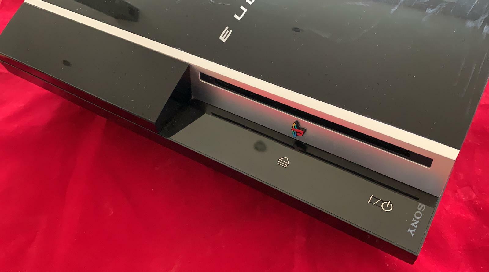 PS3 Konsole FAT 80 GB Schwarz Sony Playstation 3 PAL CECHL04 funktionsfähig