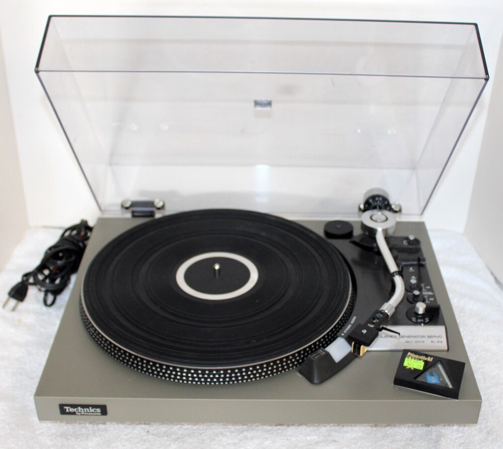その他 technics SL-23 Technics SL-23 Auto-Return Belt Drive Turntable + AT-2512E