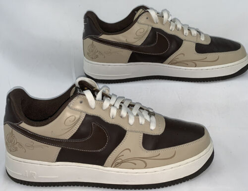 Nike Air Force 1 Mr. Cartoon L.A. Size 12 Brown Pride Low Nike Air Force 1 Mr. Cartoon L.A. Size 12 Brown Pride Low