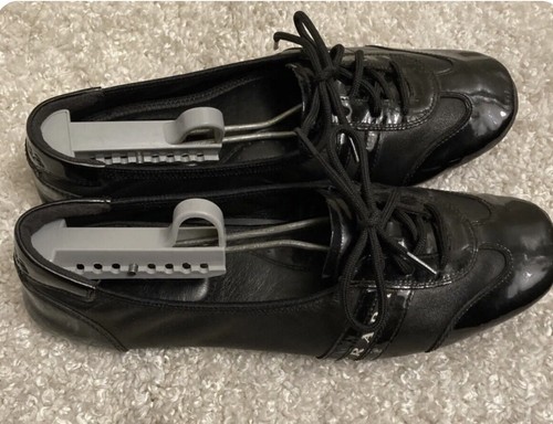 Prada Ballet Flats Leather-Black/Black Women Shoes EU Size