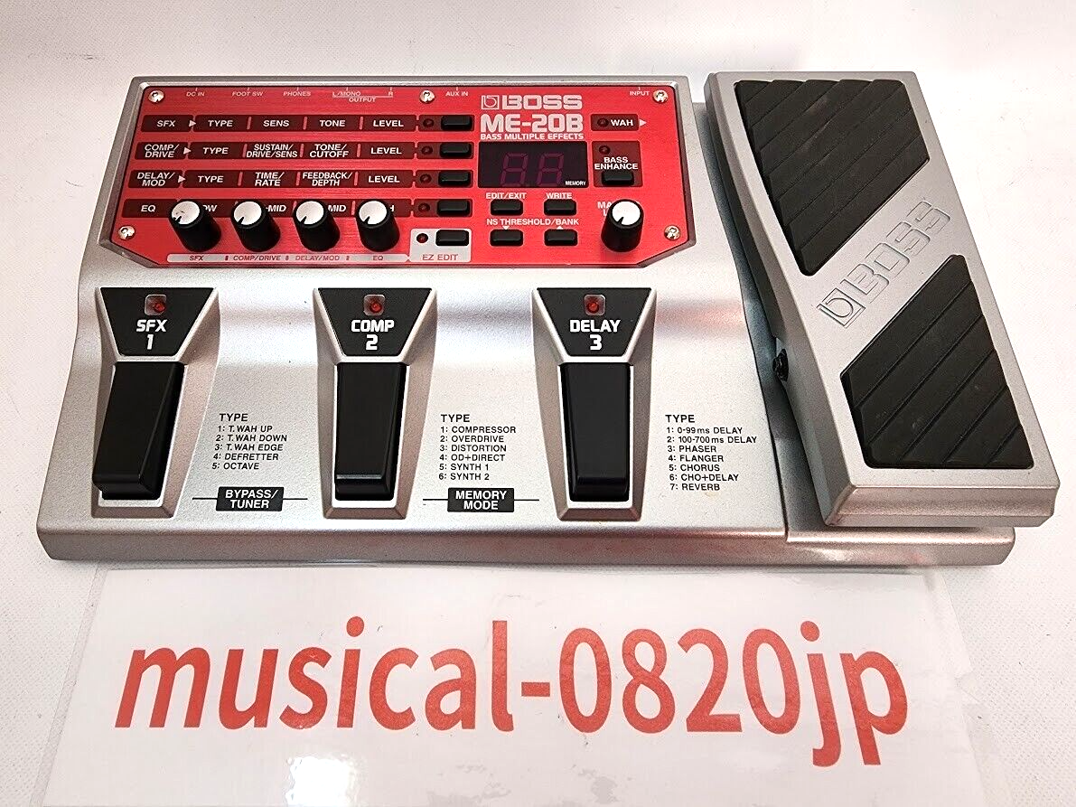 ギター BOSS Guitar Multiple Effects ME-20 BOSS ME-20B Bass Multiple Effects Processor Multi Guitar
