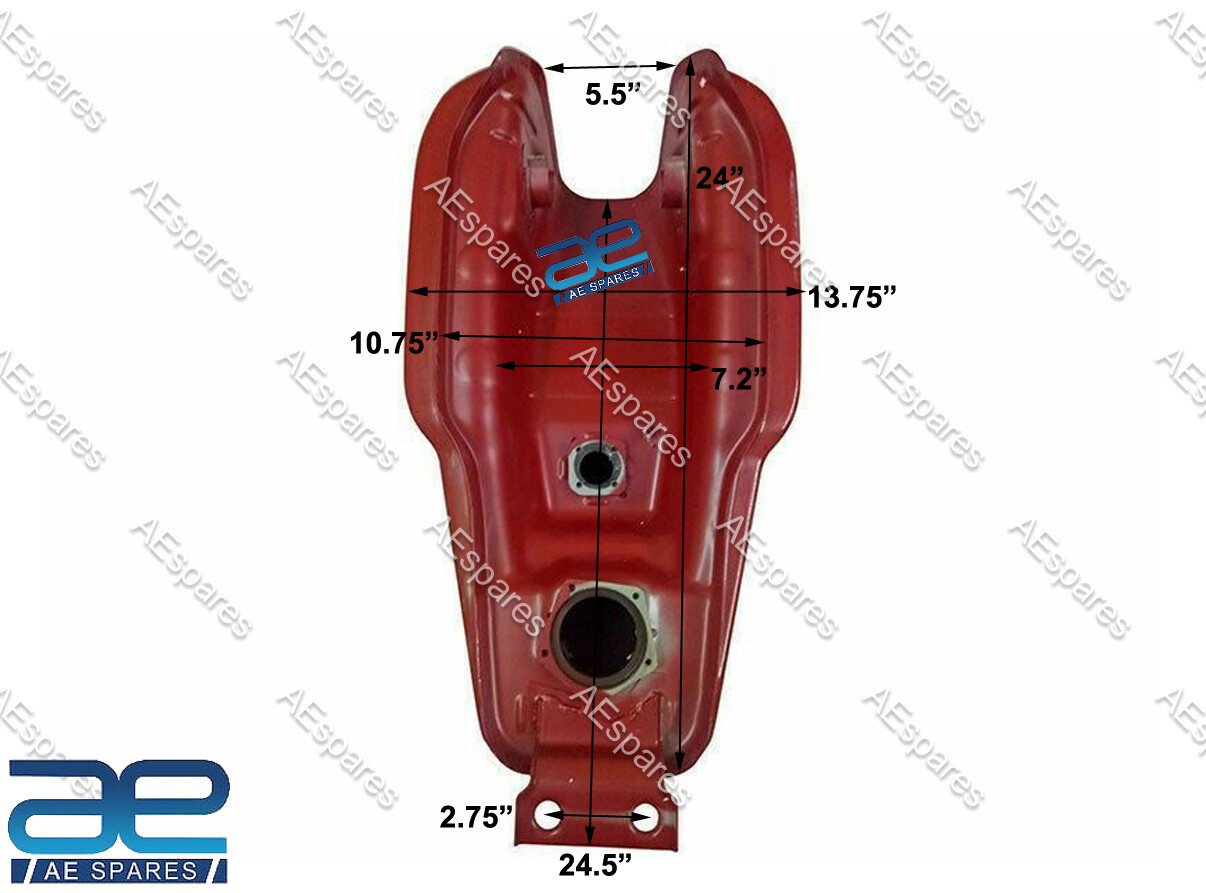 For Royal enfield Continental GT 535cc Petrol Fuel Tank Red  
