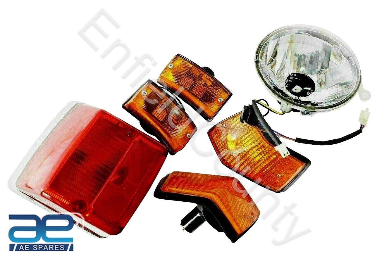 VESPA PX STAR STELLA LML HEAD LIGHT & TAIL LIGHT WITH FRONT REAR BLINKER KIT 