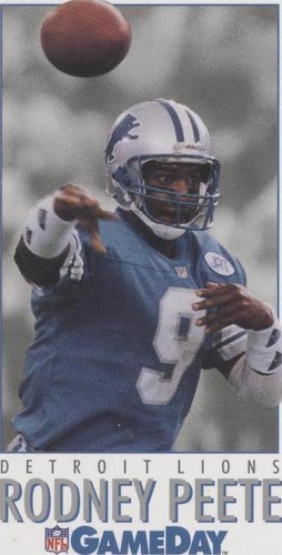 1992 GameDay Rodney Peete #466
