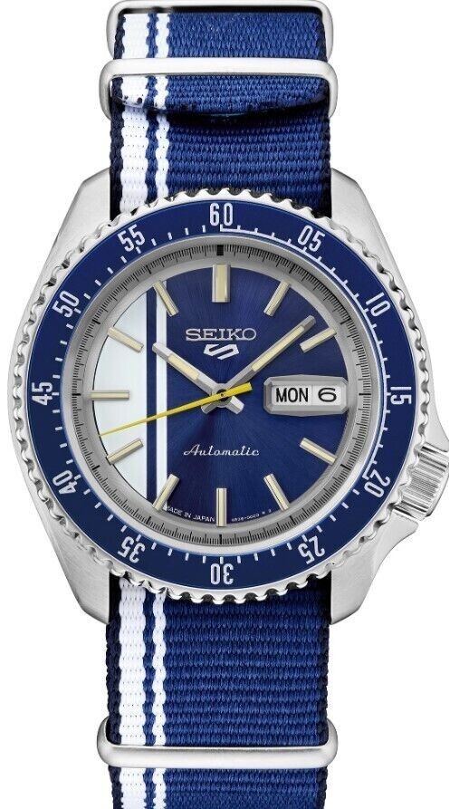 Pre-owned Seiko Men's 5 Sports Automatic Watch Us Special Edition Watch Srpk69