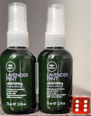 Paul Mitchell Tea Tree Lavender Mint Conditioning Leave in Spray 2.5 oz 2 Pack