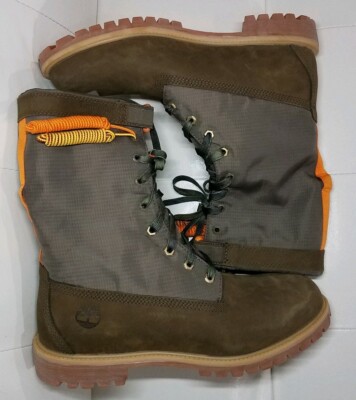timberland mixed media premium gaiter boot tb0a1z2c brown green men sz 8 13 283304156849