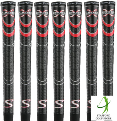 Super Stroke Cross Comfort Golf Grips - Soft Tacky X-Pattern Polyurethane