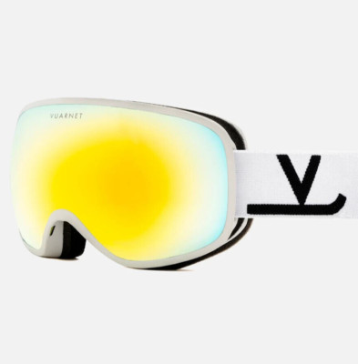 Vuarnet Goggles VM222200021224 VM2222 CERVIN SKI MASK White + Grey - Gold Flash