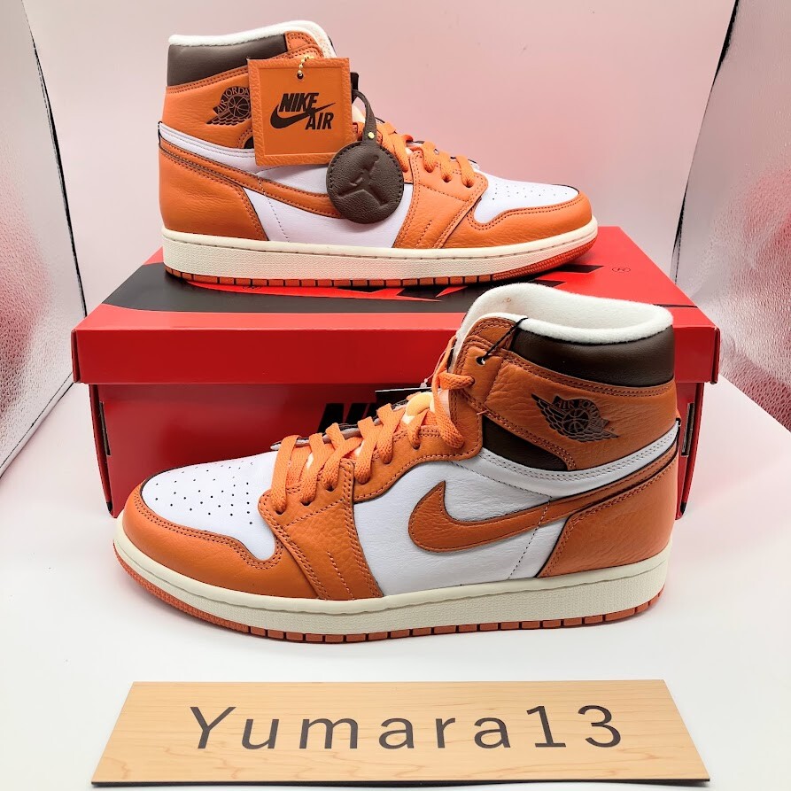 Pre-owned Nike Women's Jordan 1 Retro High Og Starfish Sail White Do9369-101 Women's Size