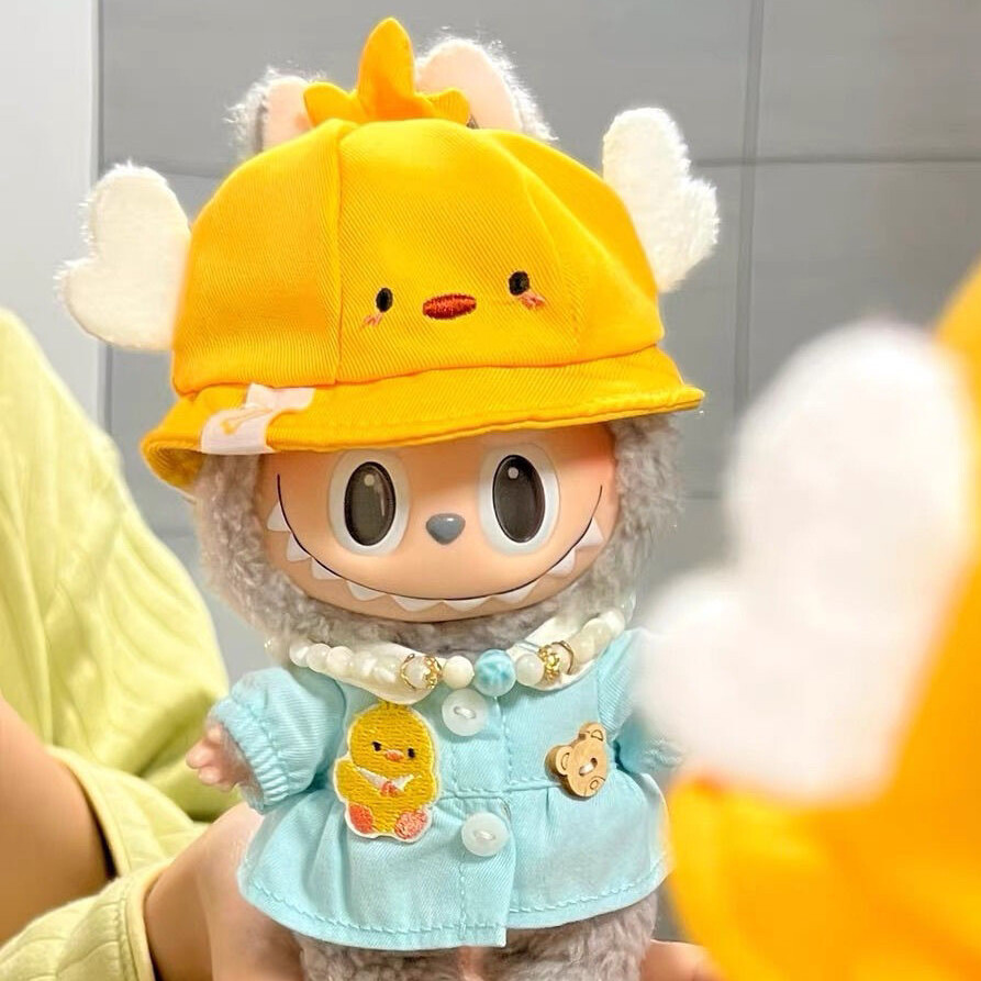 POPMART Labubu doll clothes 17cm baby clothes suit change No