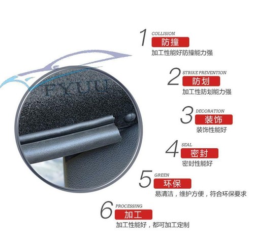 13ft Universal Car Door Edge Rubber Seal Protector Sealing Strip Weatherstrip