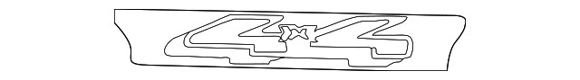 Genuine Ford Decal YL3Z-9925622-BBC
