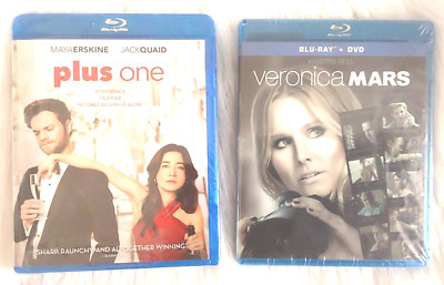 Lot x2  Blu-rays PLUS ONE +VERONICA MARS (+DVD) Kristen Bell /SEALED, Brand NEW!