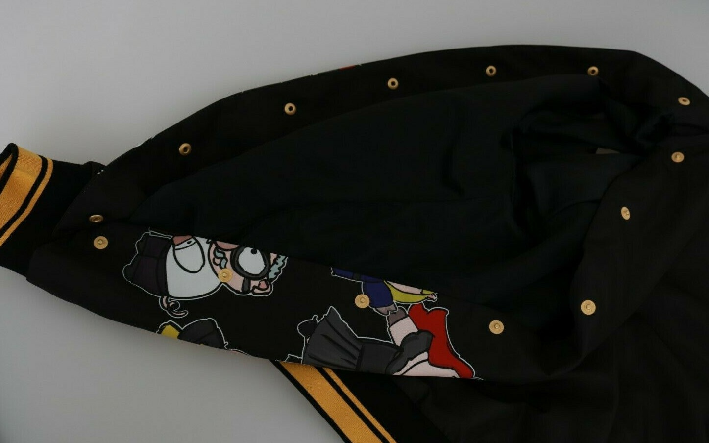 Pre-owned Dolce & Gabbana Jacket Black Year Of The Pig Bomber It50 / Us40 / L Rrp $2200