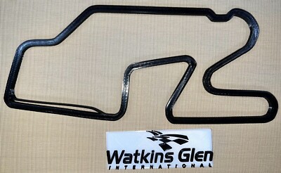 Watkins Glen Race Track Map Wall Art IMSA IRacing - Multiple Colors