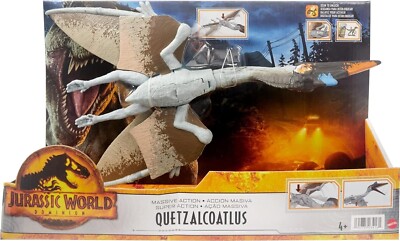 Jurassic World Dominion QUETZALCOATLUS Massive Action Dinosaur Figure Toy!BX8