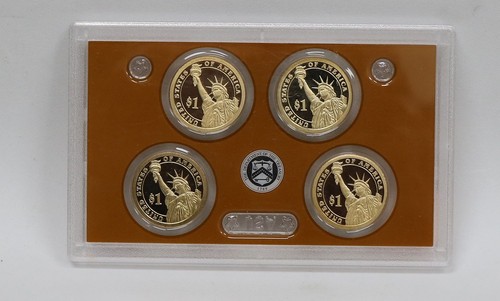 2014 S Proof Presidential Dollar Set - 4 Coins Only - No Case, Box or COA #1738