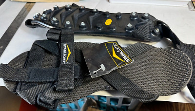 STABIL STABILicers  HIGH PERFORMANCE SNOW AND ICE CLEATS BRAND NEW BLACK YELLOW