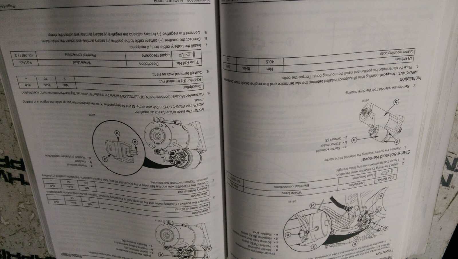 90-864260200 MERCURY MARINE 5.0/5.7/6.2 LITER GASOLINE ENGINES SERVICE MANUAL - Picture 4 of 4