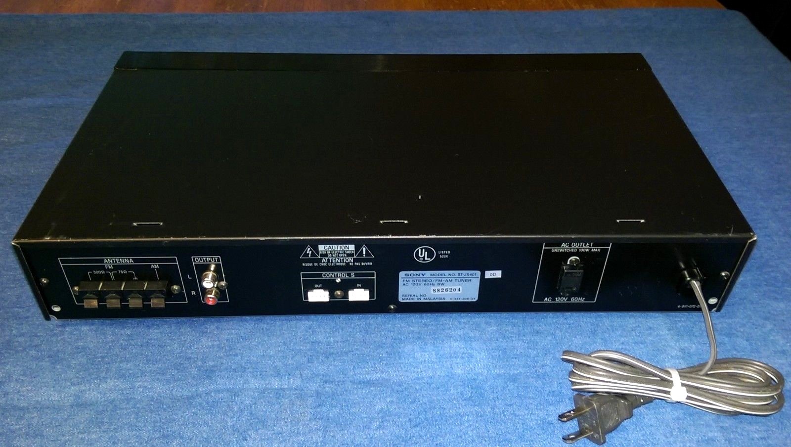 Sony ST-JX401 AM FM Stereo Digital Tuner Tested Works Excellent