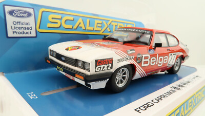 Scalextric C4349 Ford Capri MKIII - Spa 24hrs 1978 Winner Slot Car 1:32 Scale