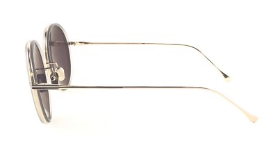 Pre-owned Dita 21012 Freebird Matte Crystal Grey/milky Gold Mirrored Sunglasses 54-19-140