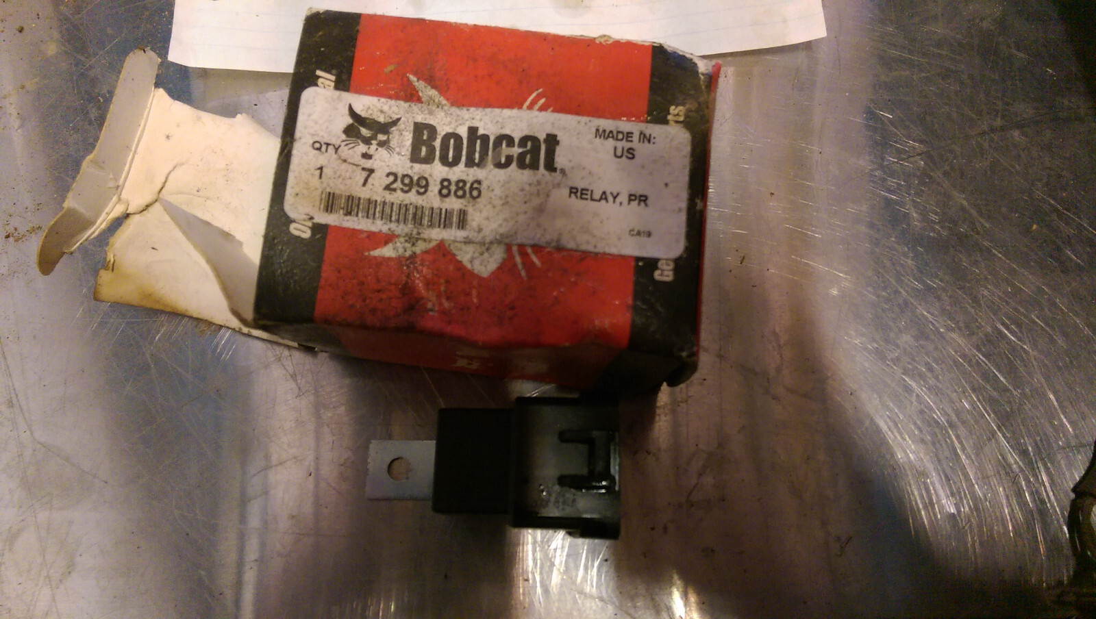 7299886 BOBCAT GLOW PLUG RELAY - Picture 1 of 2
