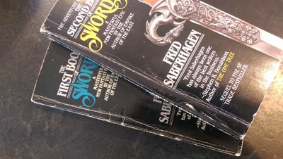 Fred Saberhagen - Book of Swords - 2 Book Lot Set - First & Second Books - RARE!