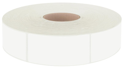 600 PCS White Rectangular Blank Stickers, Self-Adhesive Name Tags (1.54''x0.74'')