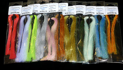Midge RAINBOW Flash 14 Farben Cascade USA FEINES KRYSTAL FLASH Midge Rainbow 