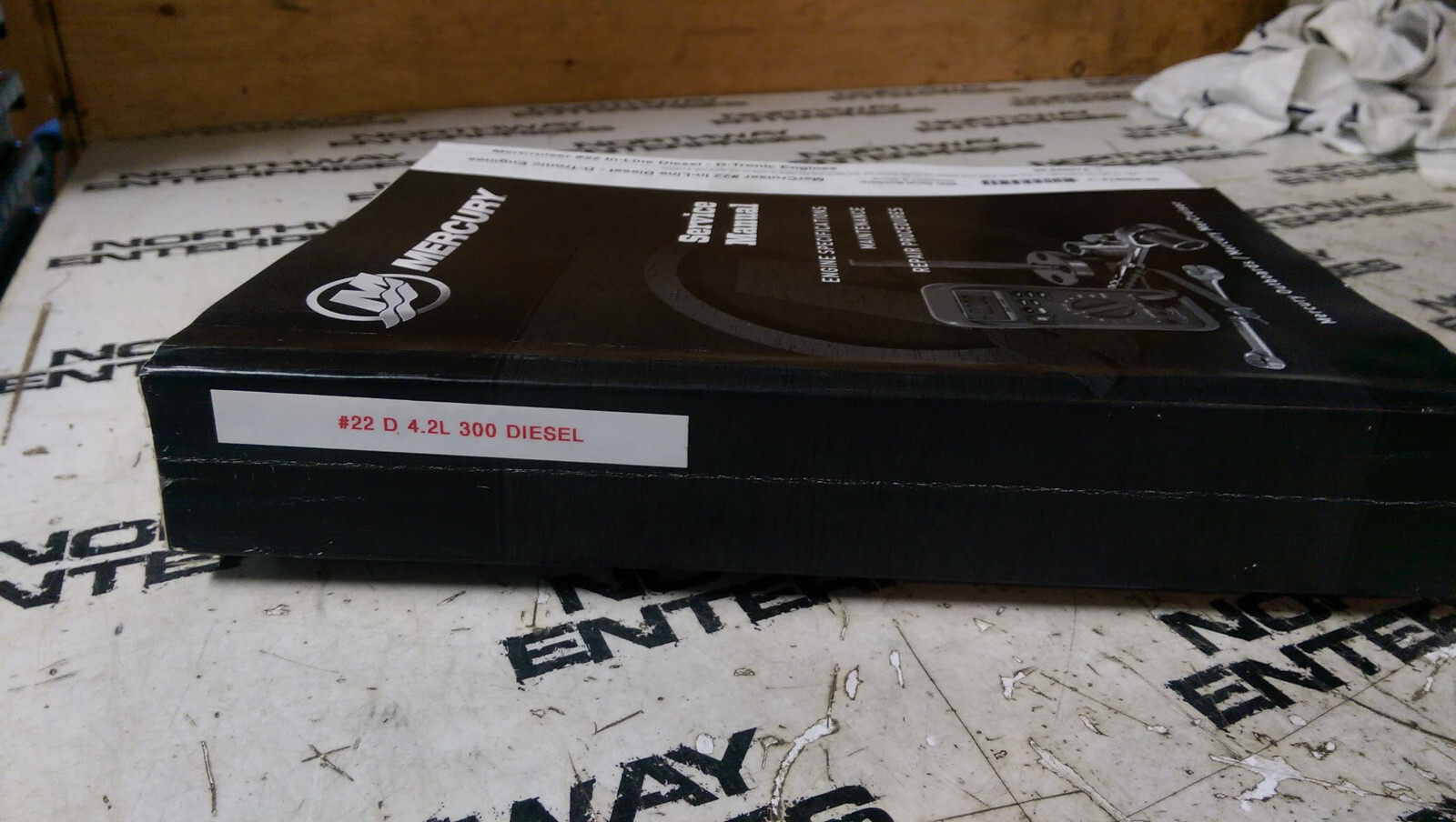 4.2l Mercury #22 Marine Engines In-Line Diesel Service Manual P/N 90-860074--1 - Picture 2 of 4