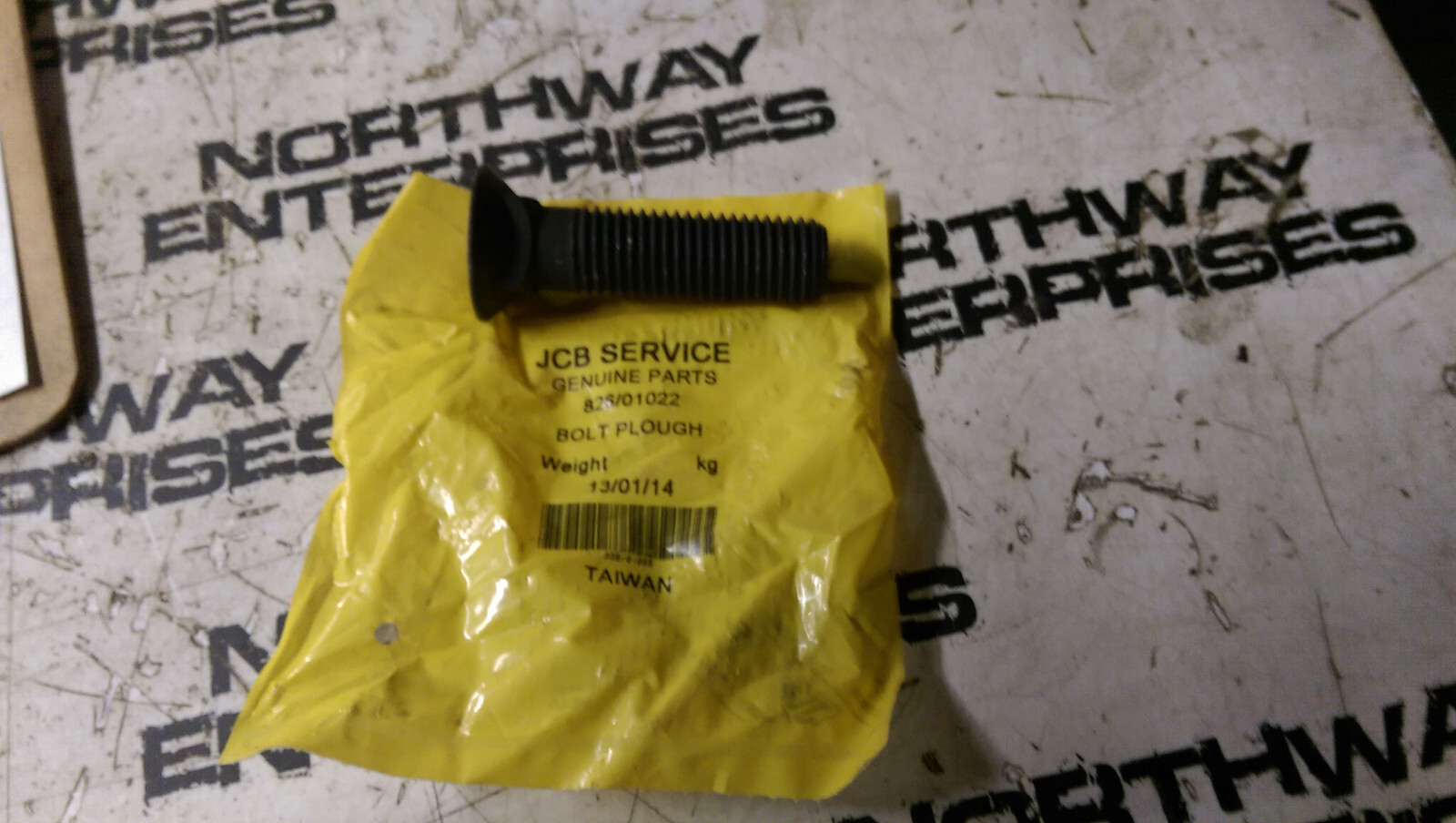 JCB 826/01022 Plough Bolt OEM NOS - Picture 1 of 1