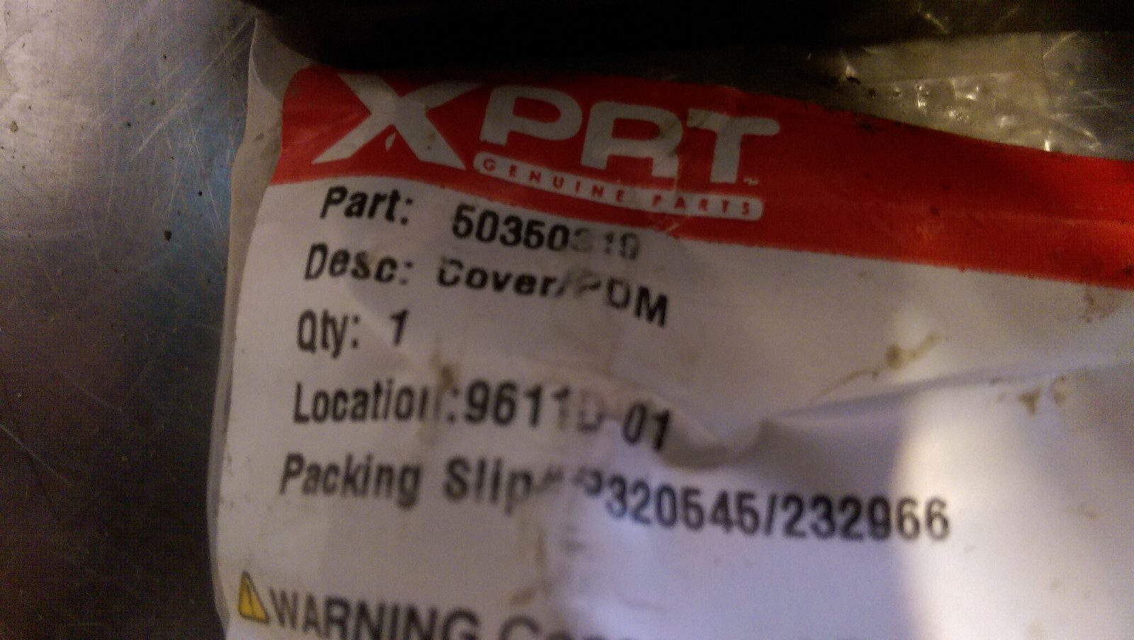 XPRT COVER 50350319 - Picture 2 of 2