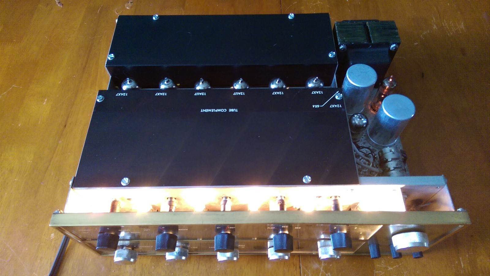 Mcintosh C20 pre amp preamplifier restored by Terry Dewick