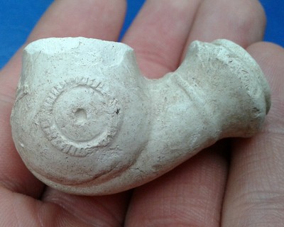 Unusual Set of 4 Character decorative Clay Pipes
