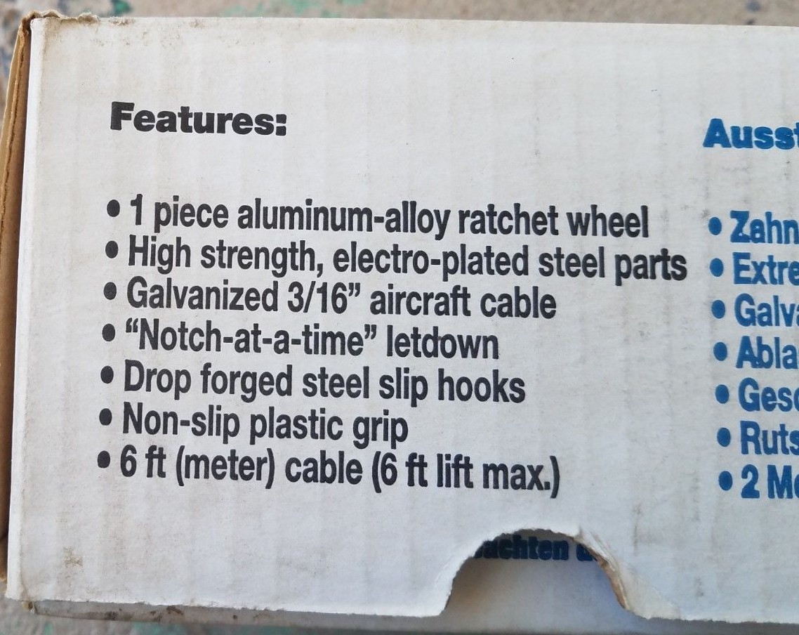 Maasdam PowR Pull 144SB-6 1 Ton Capacity PowR Pull USA Made