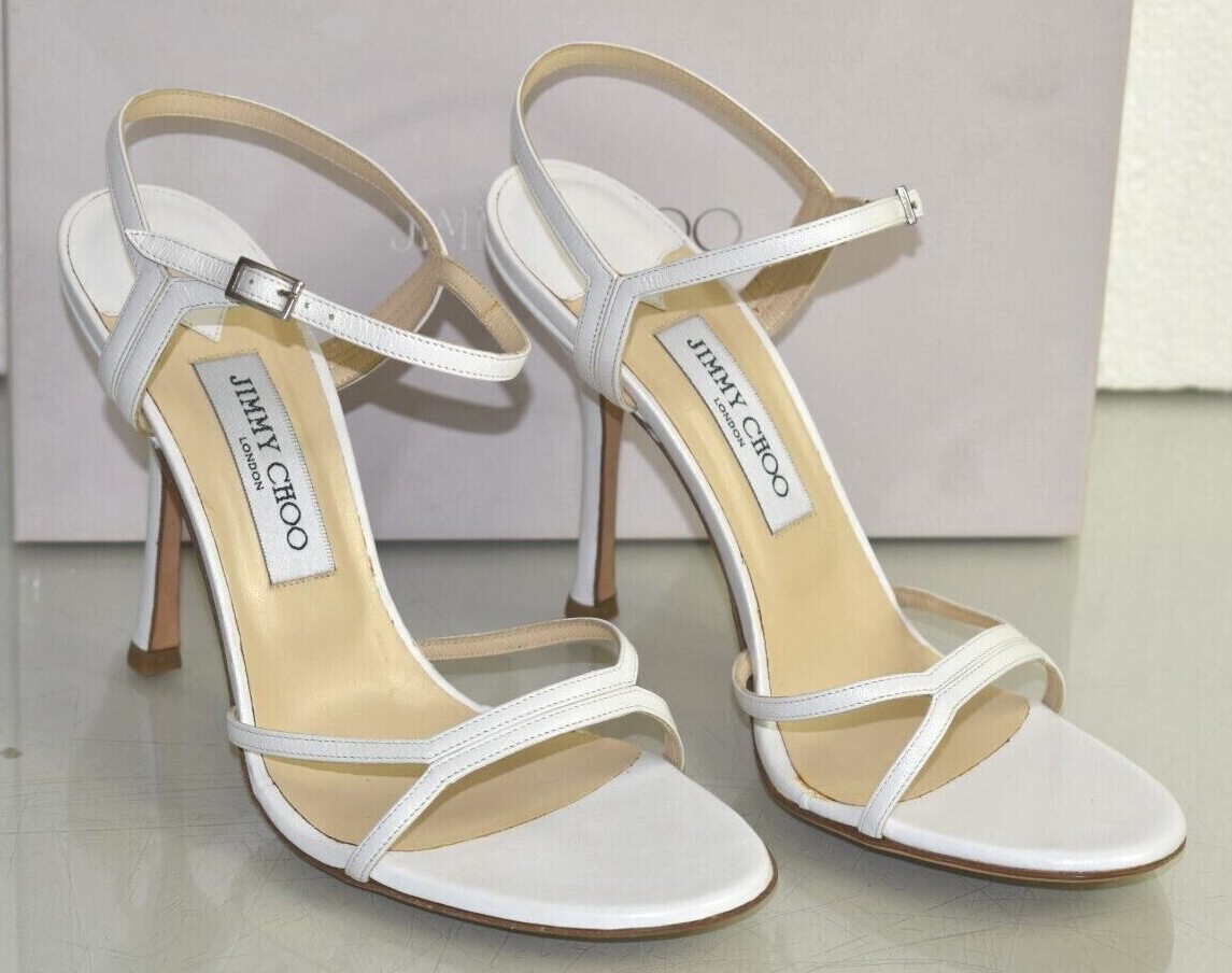 Jimmy Choo ホワイト ハイヒール 36 美品 JIMMY CHOO ジミーチュウ 【美品】247ROMY ヒール 36 1/2 - メルカリ