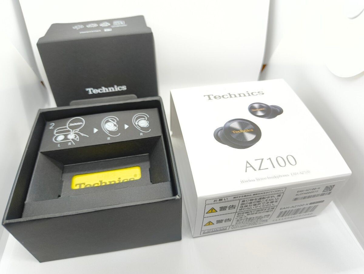【新品】Technics EAH-AZ100 ブラック 音質も機能もすごすぎる！ Technics新フラッグシップTWS「EAH