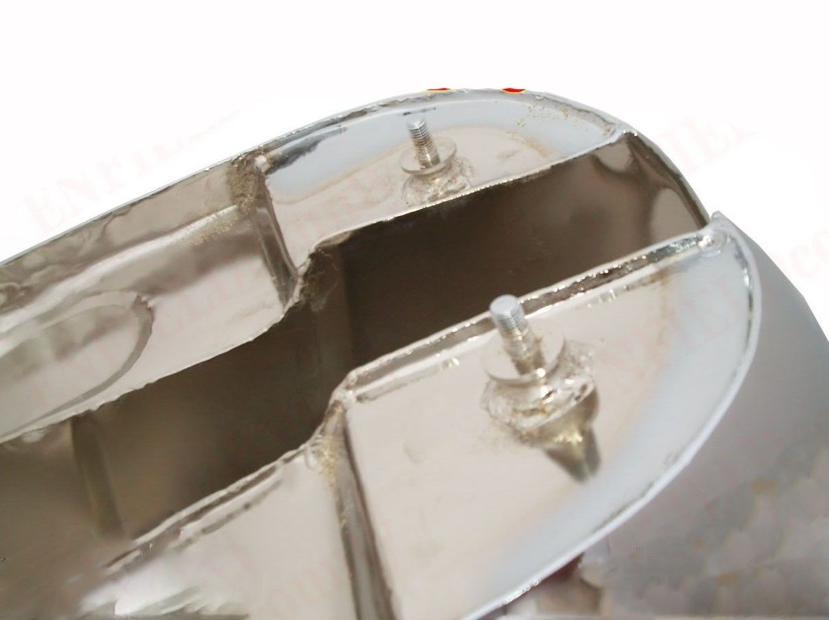 BSA Goldstar Catalina Trials 2 Gallon Petrol Fuel Tank Steel Chrome Plated  