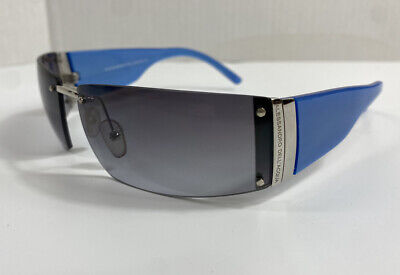 New Old Stock True Vintage Italian Alessandro Dell' Acqua Shield Sunglasses