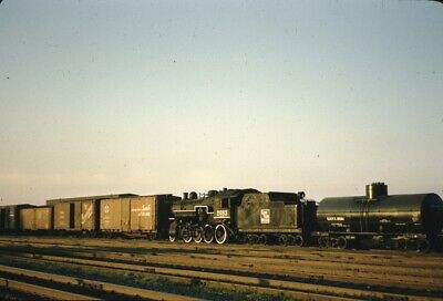 GTW Grand Trunk Western 2-8-0 steam engine Kodachrome 