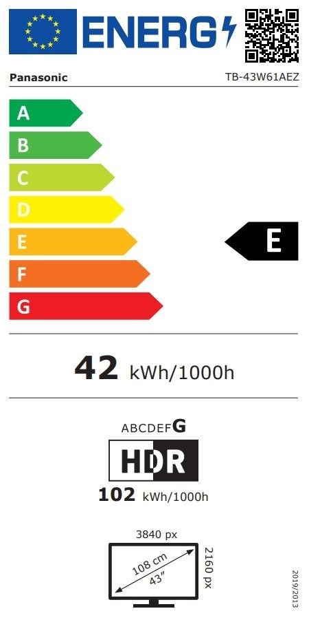 EEK:E auf einer Skala von A bis G ist das Rating E