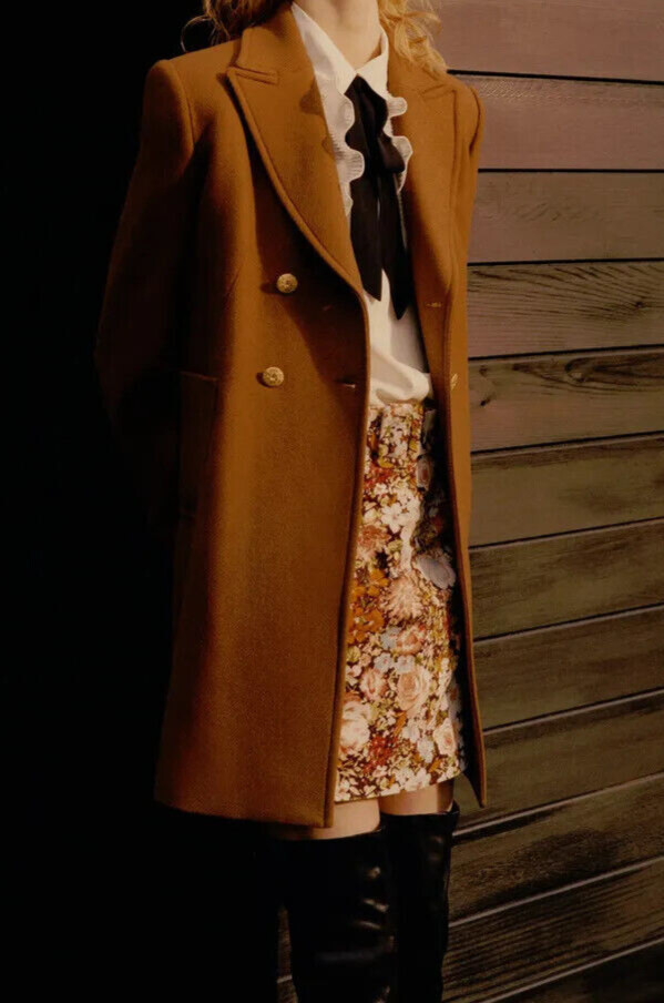 【専用】90's WOOL DOUBLE BREASTED COAT Online Vintage Store | 90's Men Wool Blend Coat | Northern