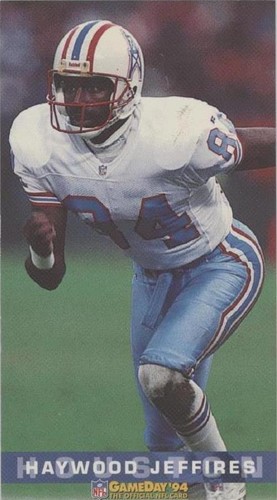 1994 Fleer GameDay Haywood Jeffires #165